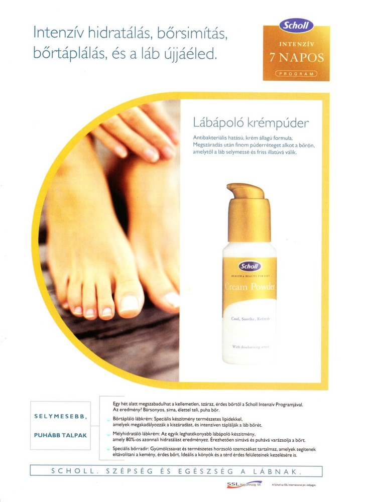 DR SCHOLL Magazine Print Ad Advert #23 RARE 2003 FEET TOES ~ FOREIGN AD