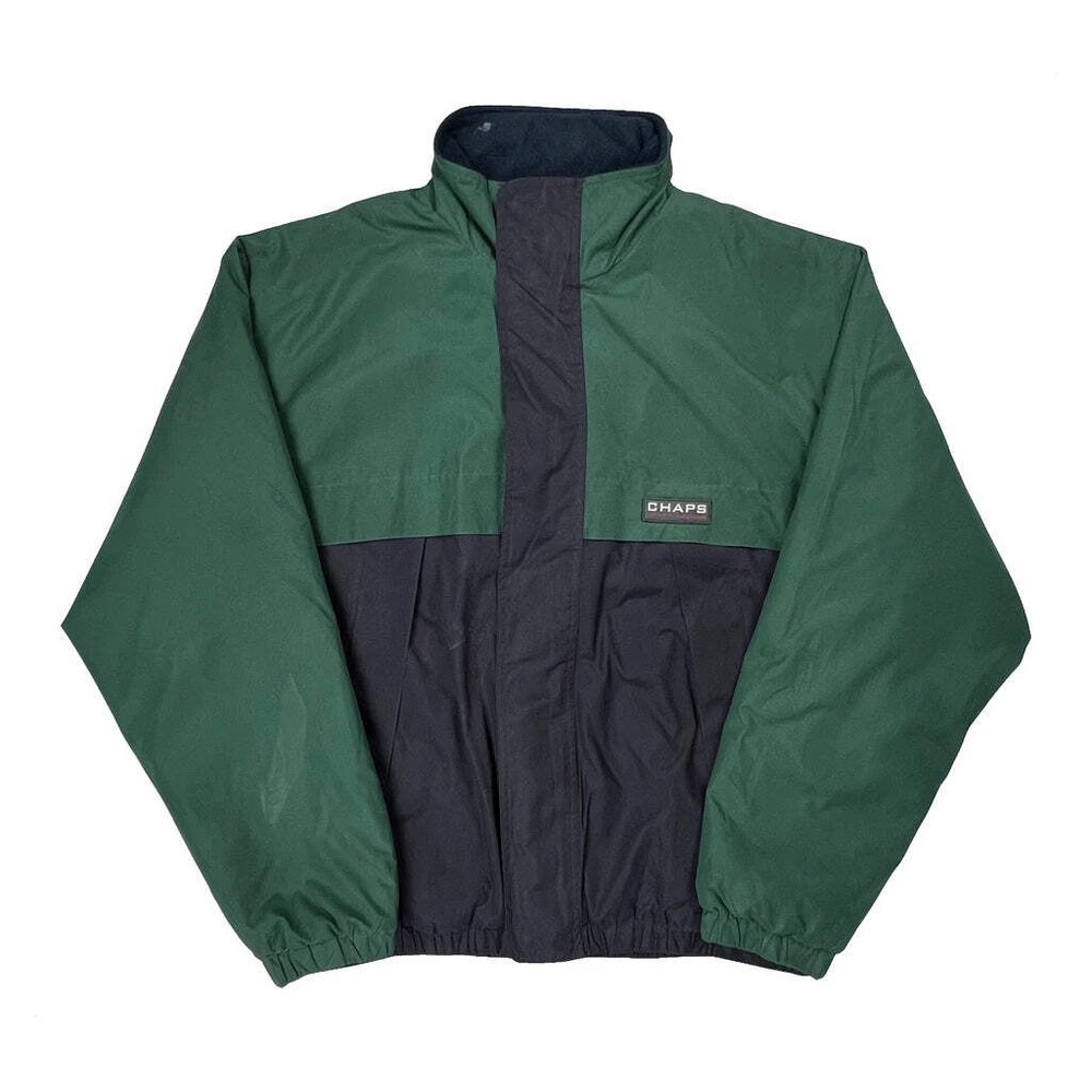 Chaps Ralph Lauren Windbreaker - Large Gray Polyester