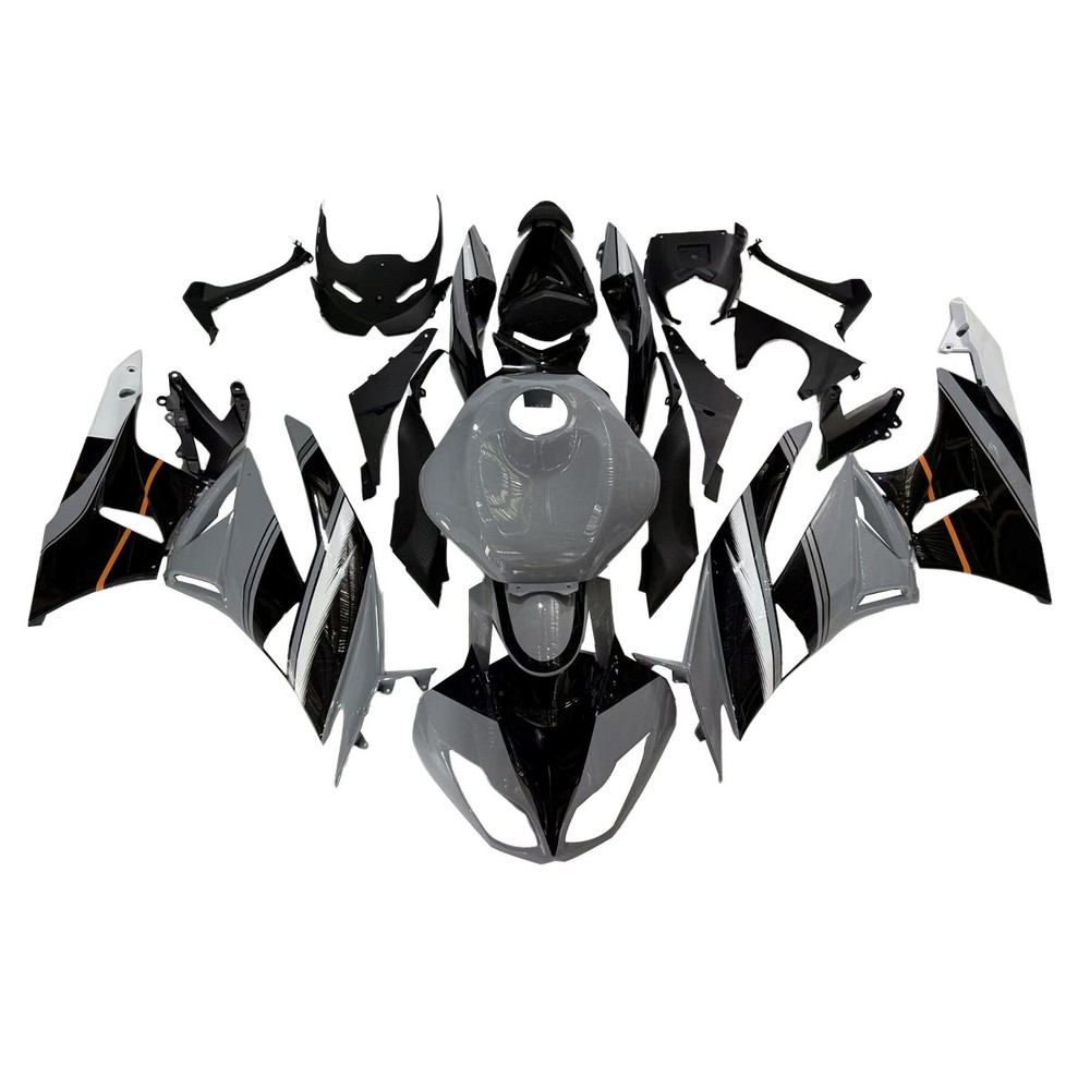 Fairing Kit For Kawasaki Ninja ZX6R 2009-11 2012 Cement Gray Black ABS Bodywork