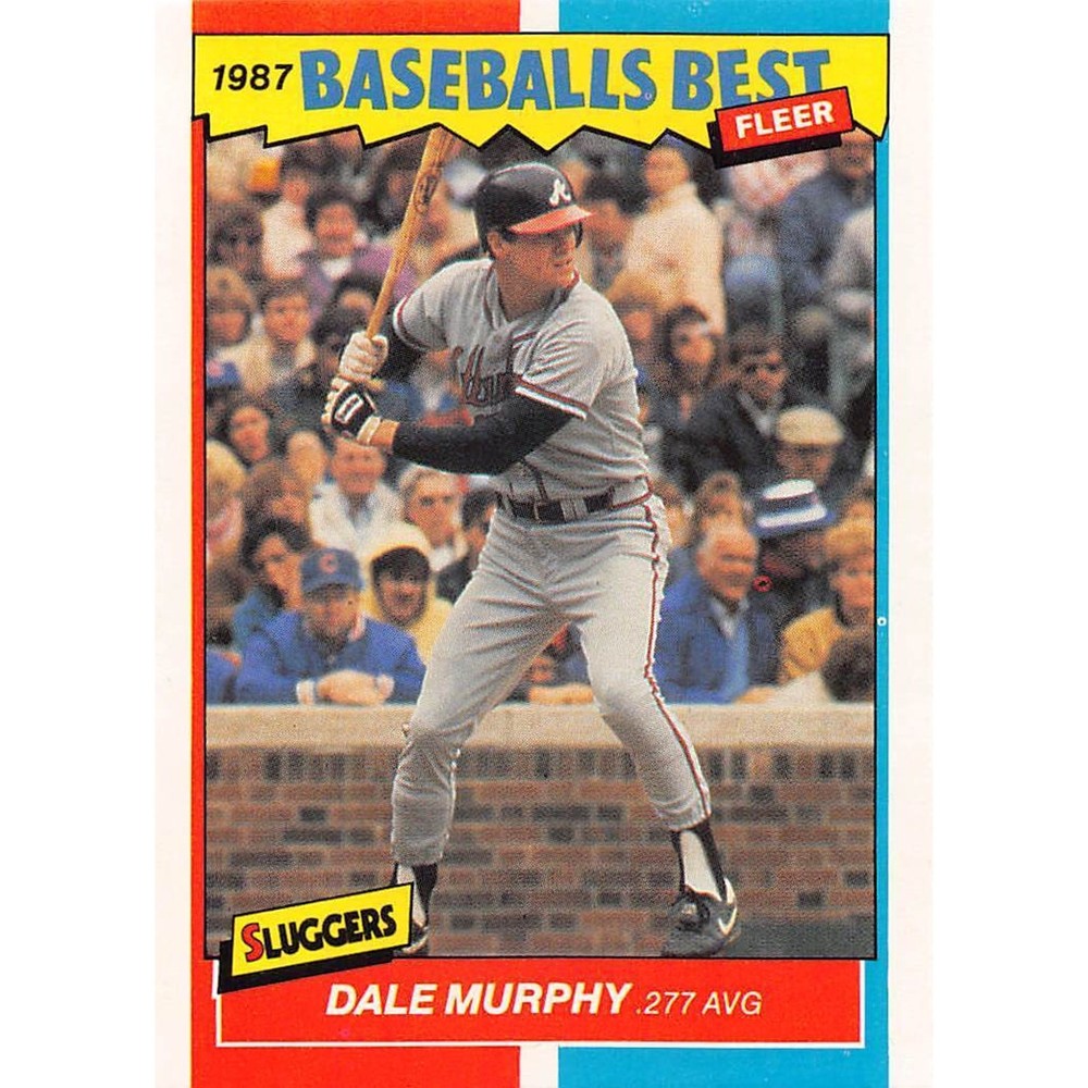 1987 Fleer Baseball's Best Sluggers vs. Pitchers #28 Dale Murphy