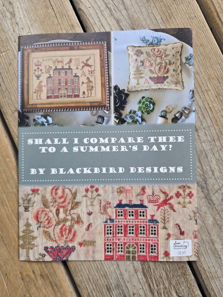 Blackbird Designs - Shall I Compare Thee to a Summer's Day? - Cross Stitch Patte