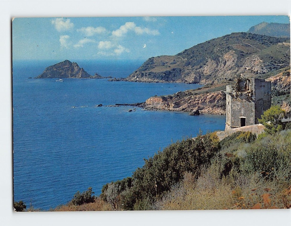 Postcard The Red Isle  Porto Santo Stefano Italy