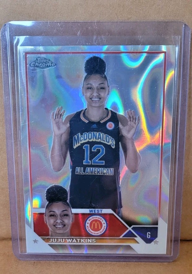 2023-24 Topps McDonalds Chrome Juju Watkins Lava Refractor RC /299