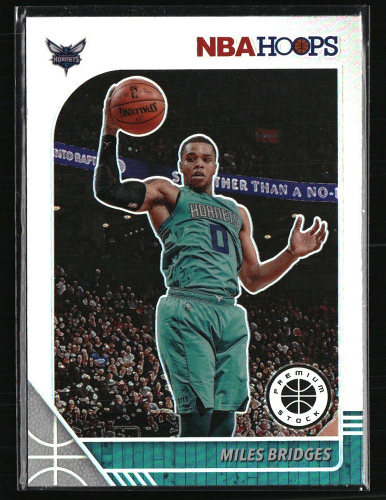 Miles Bridges 2019-20 Hoops Premium Stock #20  Basketball Card
