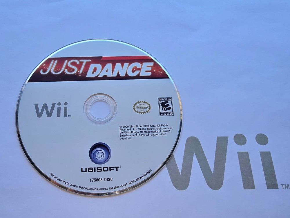 --DISC ONLY-- Just Dance (Nintendo Wii) 2009