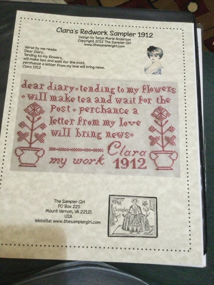 Sampler  Cross Stitch   Pattern  Only