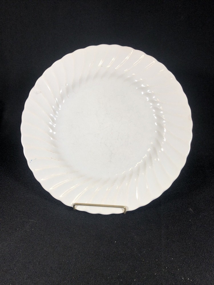 Sheffield Bone White USA Made Porcelain 10.25” Dinner Plate Replacement
