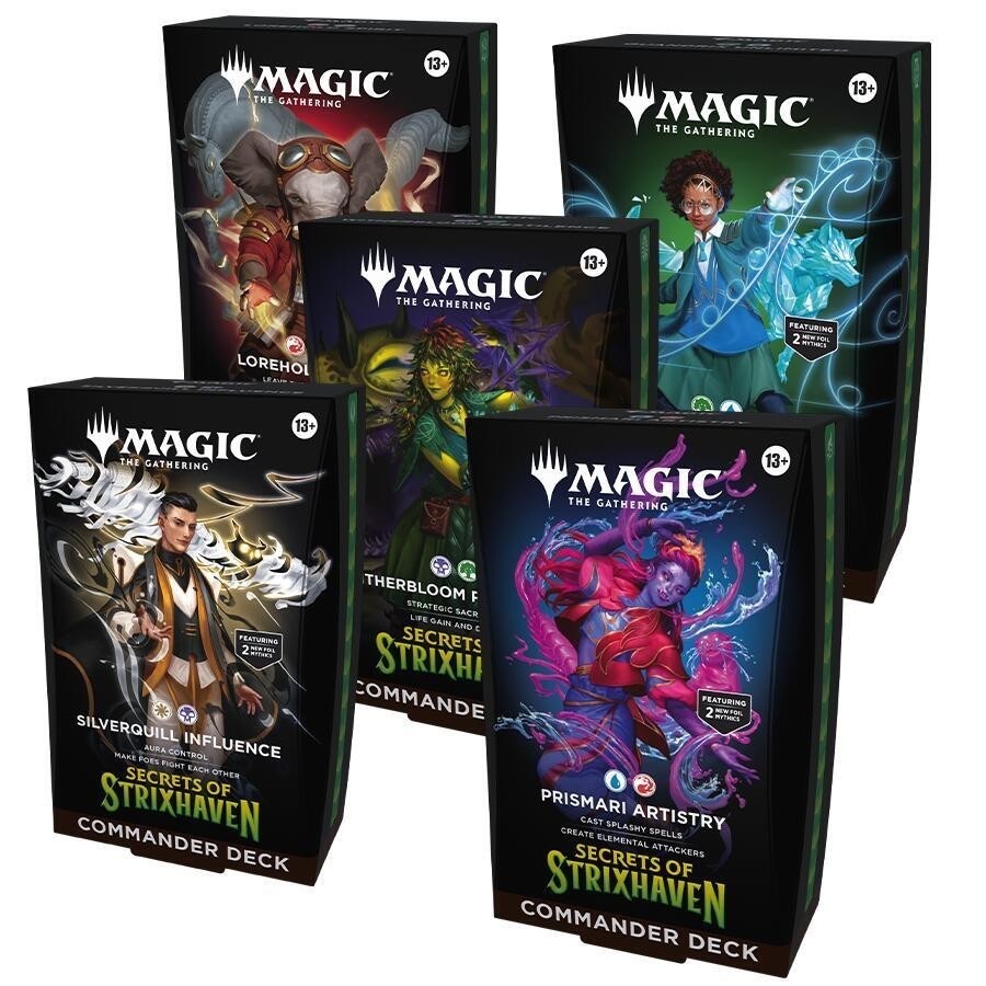 Commander Decks Secrets of Strixhaven SOS Set of 5 - MTG Sealed