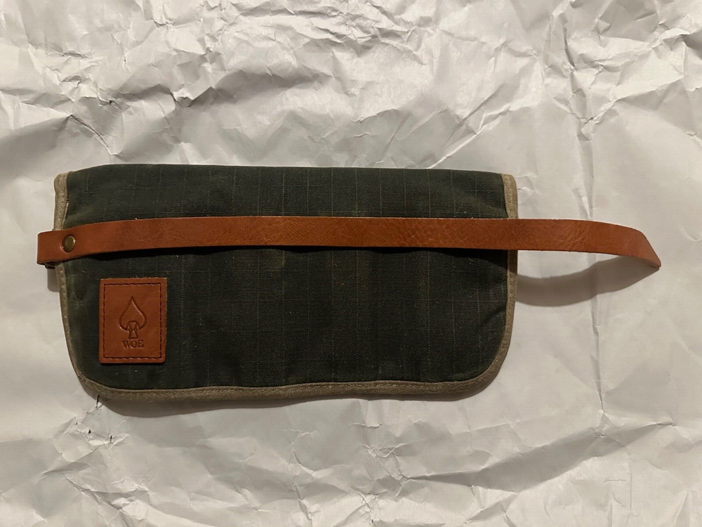 WOE Watches of Espionage 'The Diplomat' 4 Watch Canvas/Leather/Suede Roll NEW