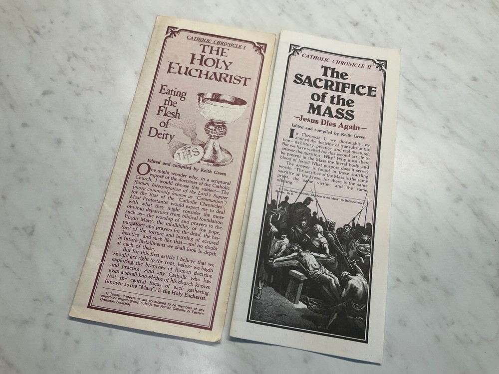 The Holy Eucharist  & Sacrifice of the Mass Catholic Chronicle Keith Green