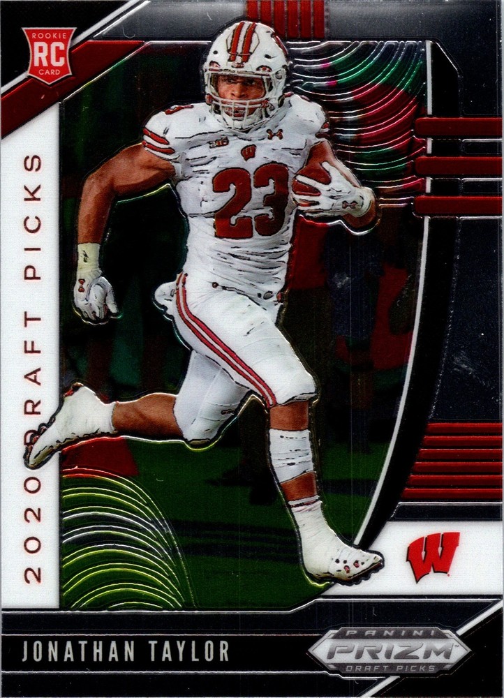 2020 Panini Prizm Draft Picks #106 Jonathan Taylor RC Rookie Wisconsin Colts