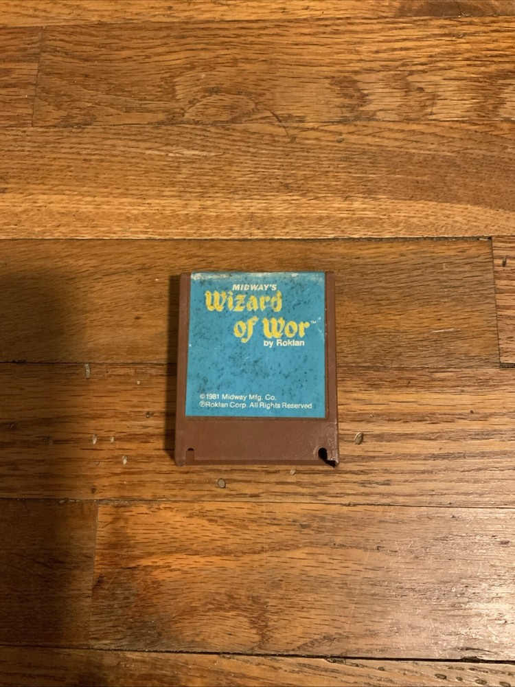 Atari 400/800 Wizard of Wor computer cartridge - WORKS!