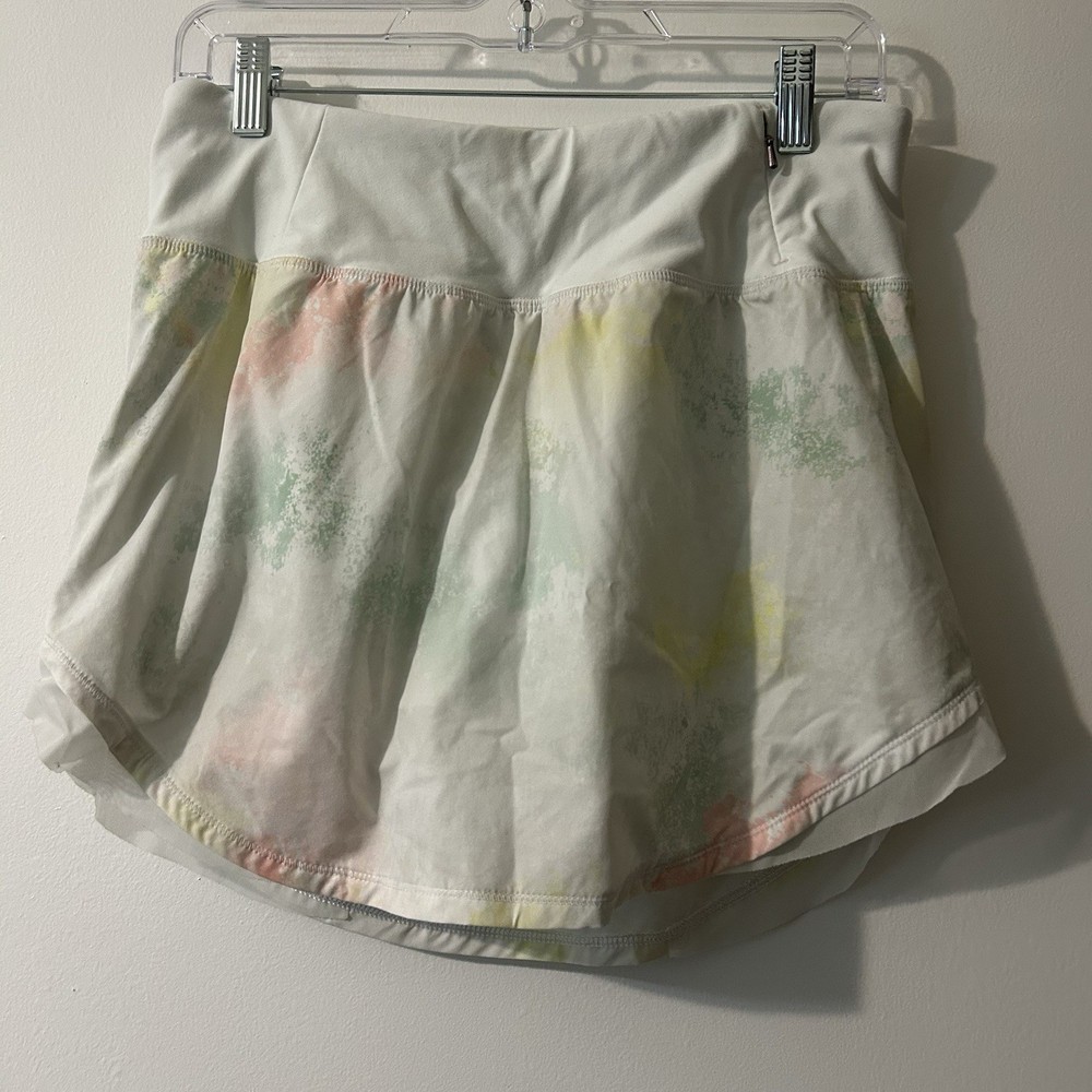 Calia StayThePath Athletic Golf Skort Women Multicolor Tie Dye Polyester Pull On