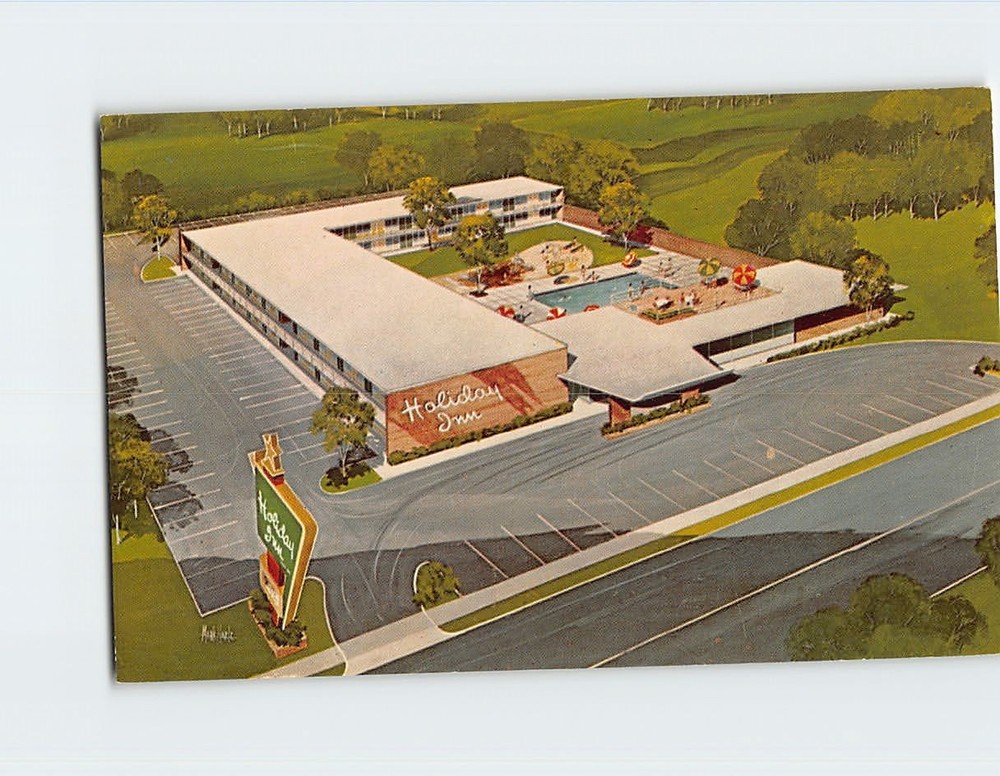 Postcard Holiday Inn LaSalle Peru Illinois USA