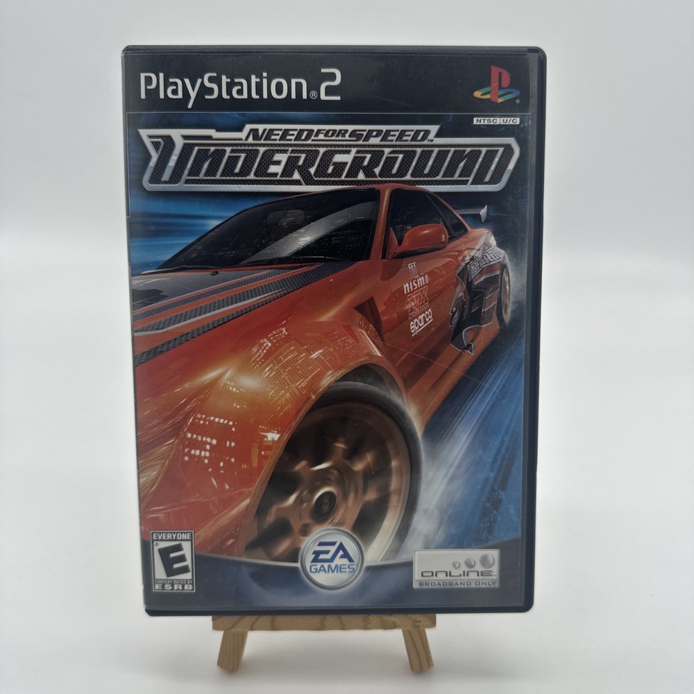 Need for Speed: Underground PS2 (Sony PlayStation 2, 2003) CIB Tested Complete