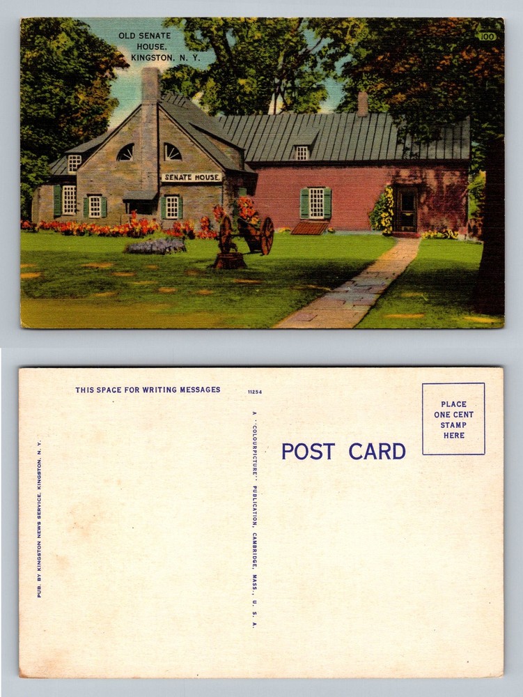 Kingston, NY-New York, Old Senate House Historic Building Vintage Postcard