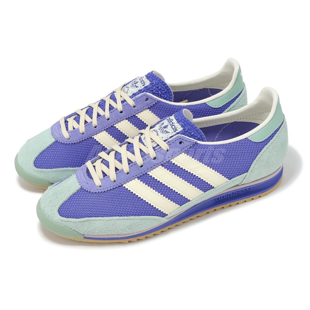 adidas Originals SL 72 OG Semi Cobalt Hazy Green Women Casual Shoes IH0290