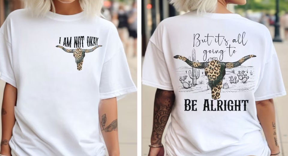 I am not okay T-Shirt Jelly Roll T-Shirt, Jelly Roll Lyrics