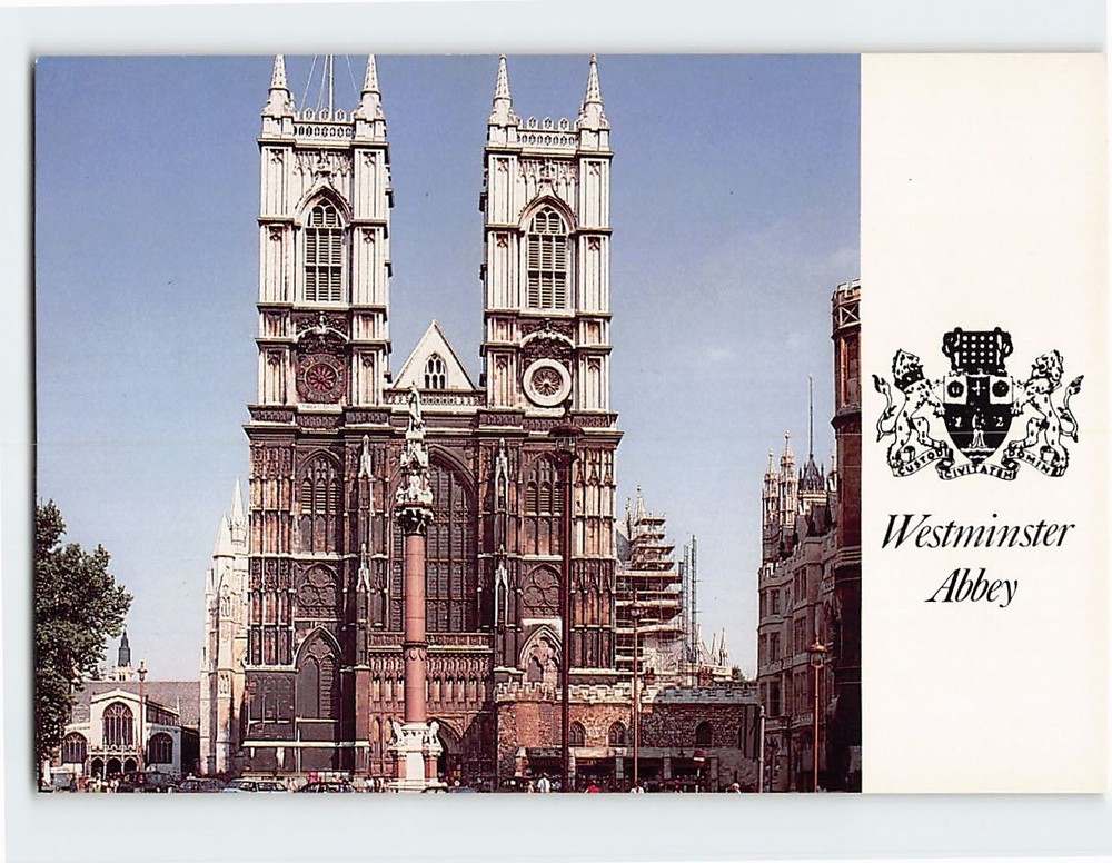 Postcard Westminster Abbey London England