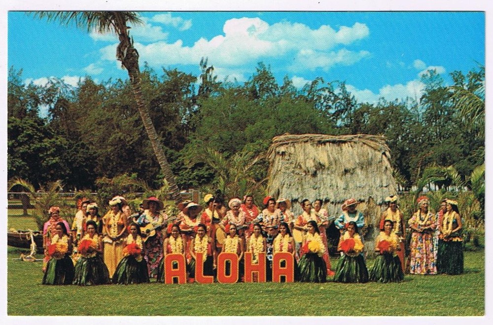 Postcard Kodak Hula Show Kapiolani Park Waikiki Beach Hawaii
