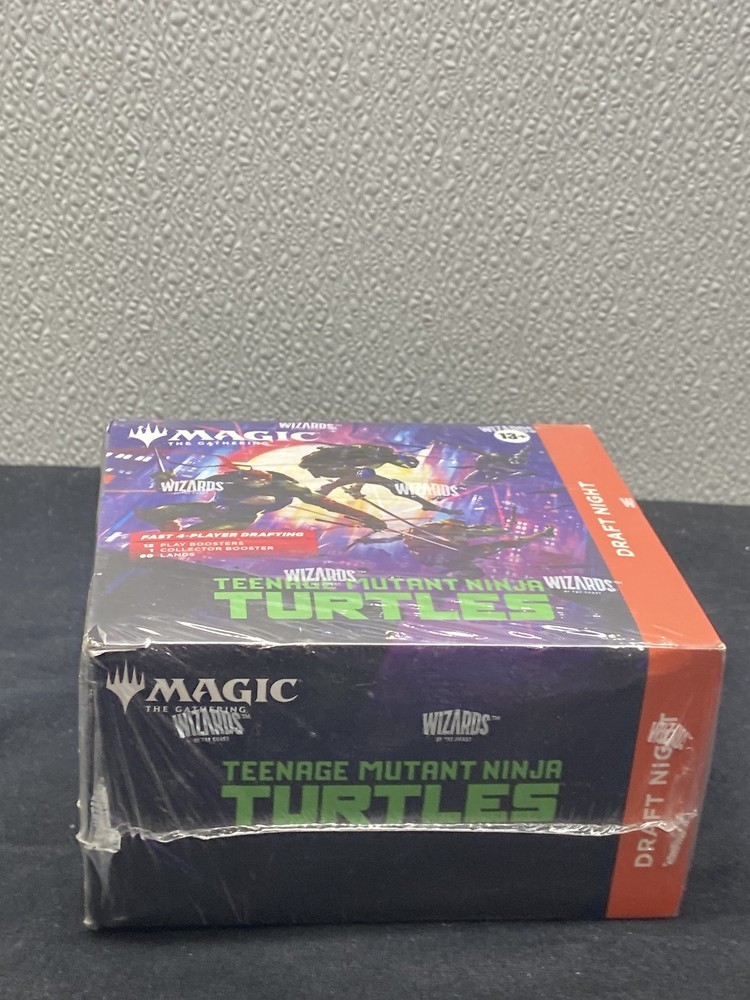 Magic the Gathering Teenage Mutant Ninja Turtles Draft Night Box Torn Seal