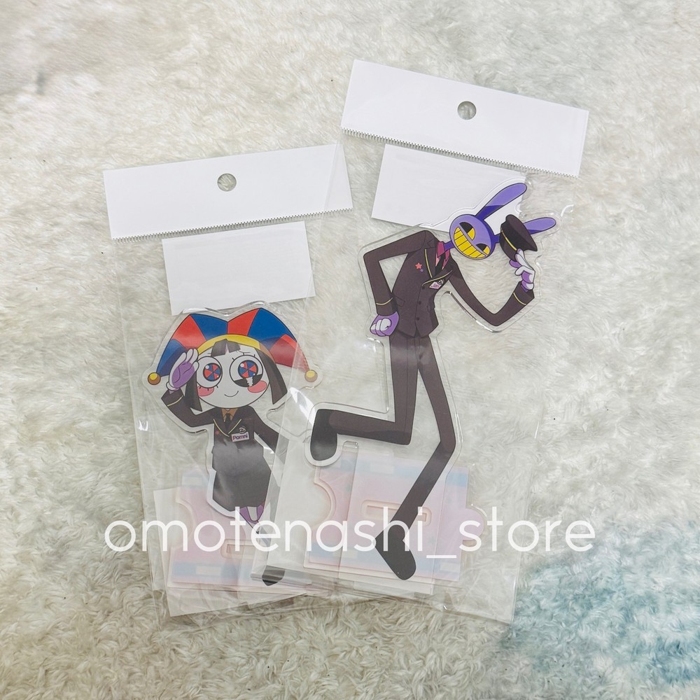 The Amazing Digital Circus Tokyo Station Acrylic Stand Figure Jax Pomni Set of 2