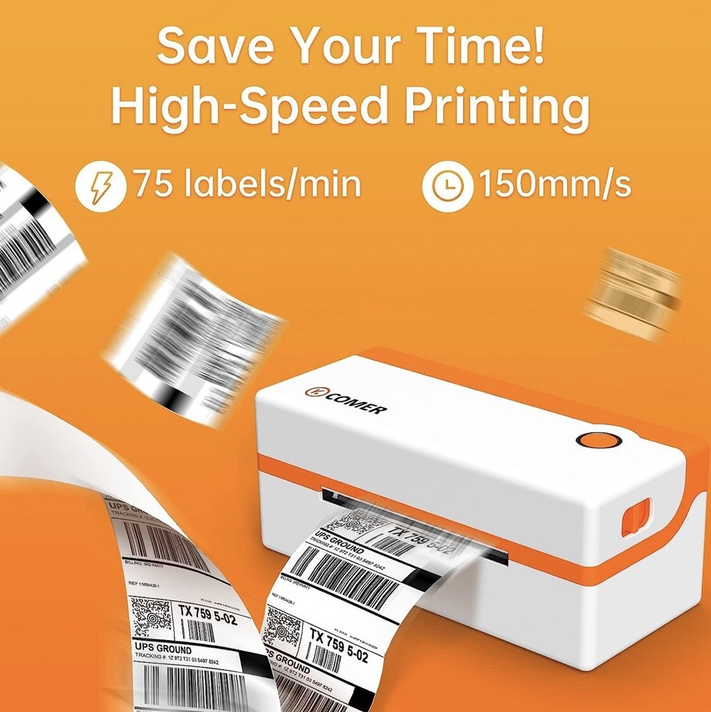 High-Speed K Comer 4x6 Thermal Label Printer 150mm/s