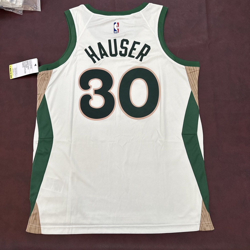 Sam Hauser Boston Celtics Cream City Jersey Mens Large #30