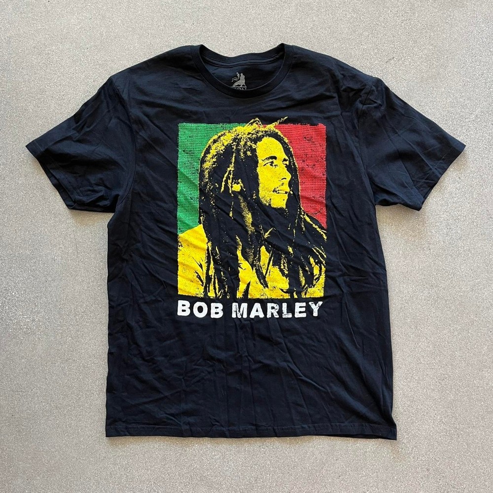 Bob Marley Jamaica Roots T-Shirt Mens Size Large