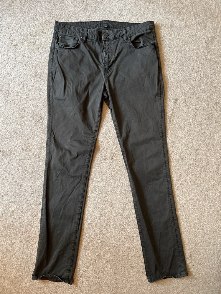 PANTS - American Eagle - Slim - Dark Gray - Casual - Flex - Sz 36x36