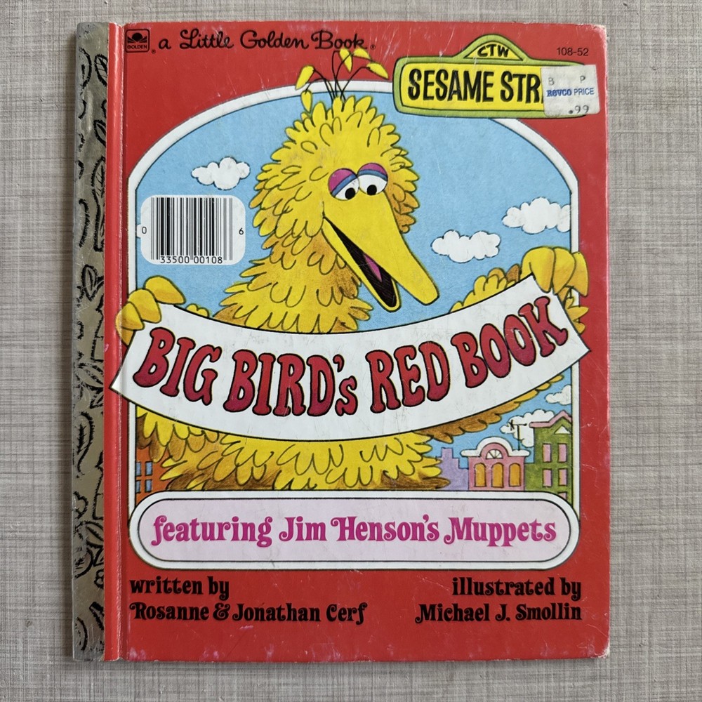 Big Birds Red Book (Sesame Street) (Little Golden Book) - Hardcover - VERY GOOD