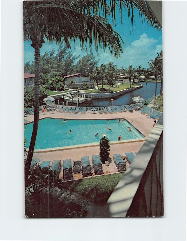 Postcard Holiday Inn Pompano Beach Florida USA