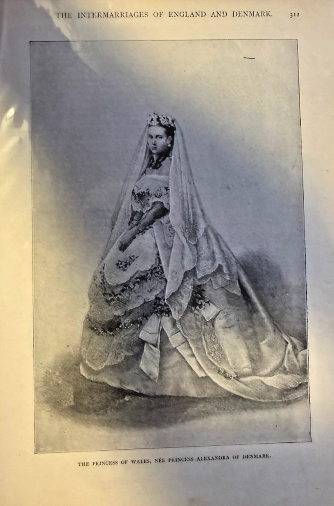 1896 Vintage Magazine Illustration Princess Alexandra of Wales