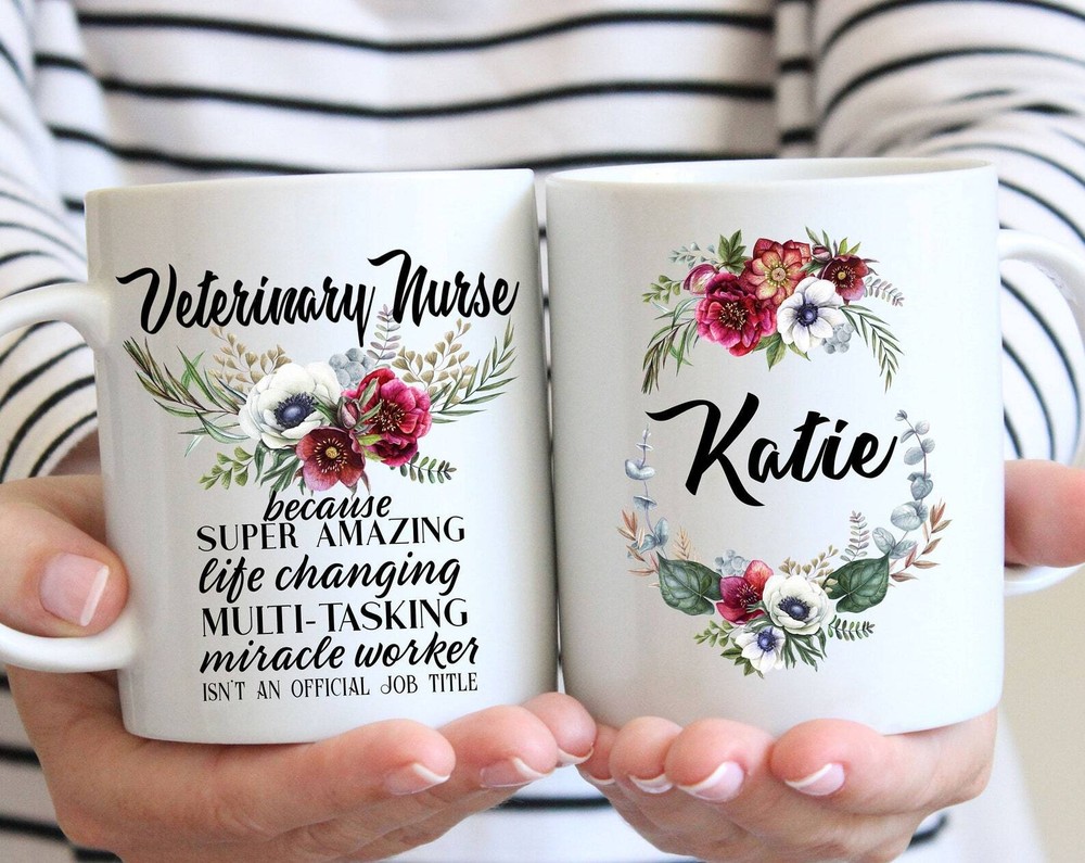 Personalized Veterinary Nurse Gift For Women L Retirement Thank You Appreciation