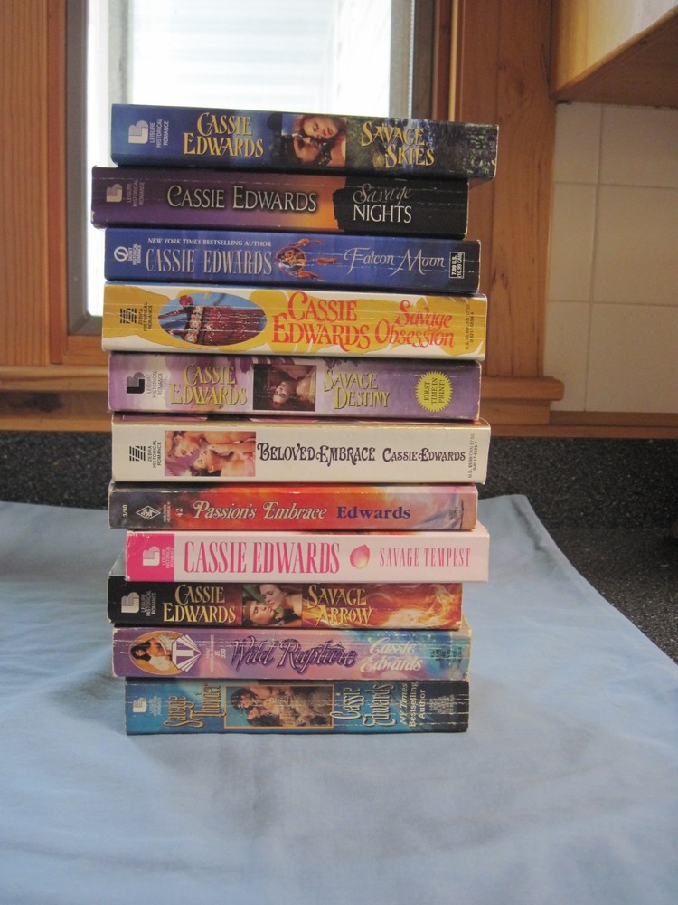 Cassie Edwards  11 Paperbacks,Romance,Historical,Native American,Stepbacks