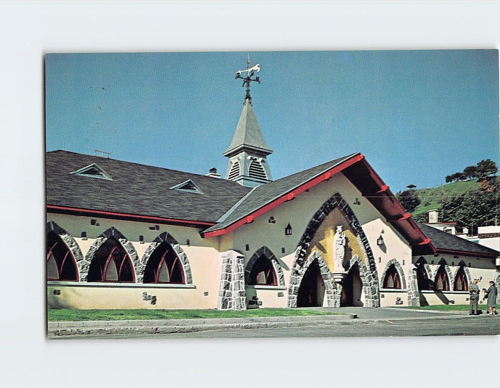 Postcard Auberge de la Basilique Sainte-Anne-de-Beaupré Quebec Canada