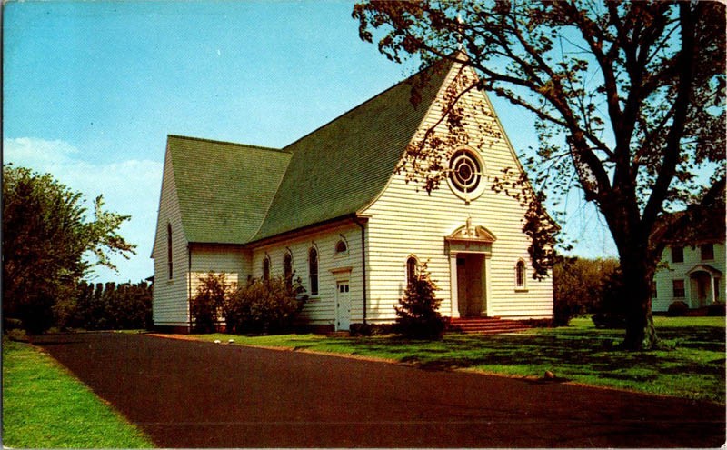 Bridgehampton New York NY : CHURCH SCENE m/14 AV7529