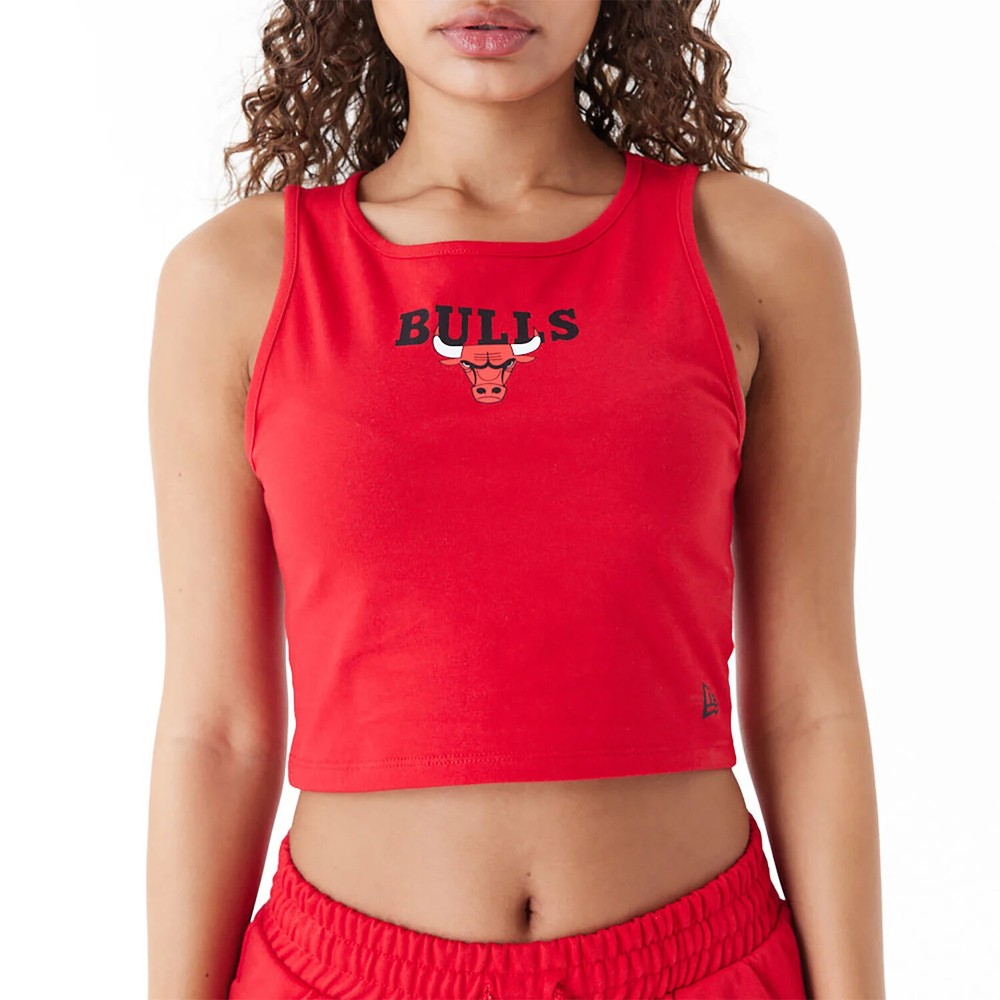 4800/635 NEW ERA BASKET CHICAGO BULLS T-Shirt Crop Tank Donna Canotta 60435348