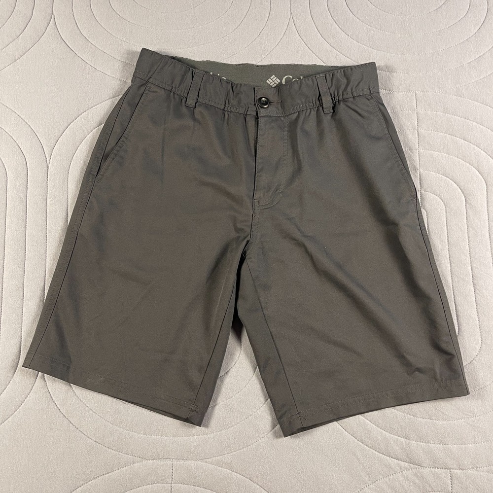 Columbia Freezer Coil Shorts Mens 30 Gray Lightweight Hiking Outdoor Regular Fit