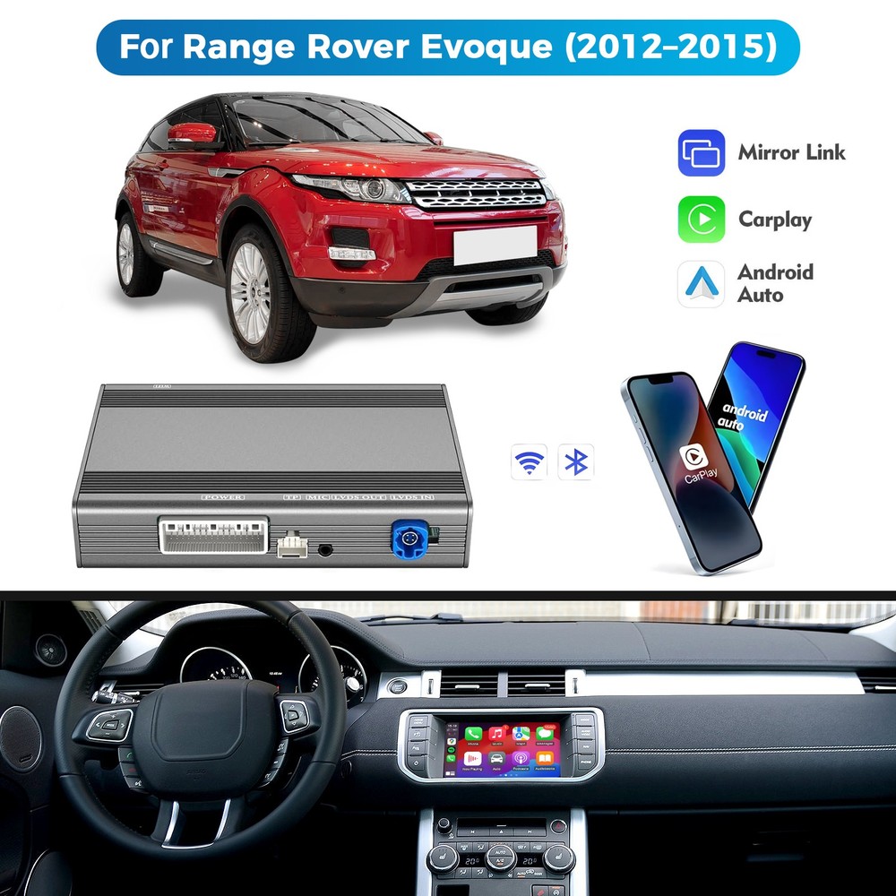 Wireless CarPlay Android Auto Module For Range Rover Evoque 2012-15 7