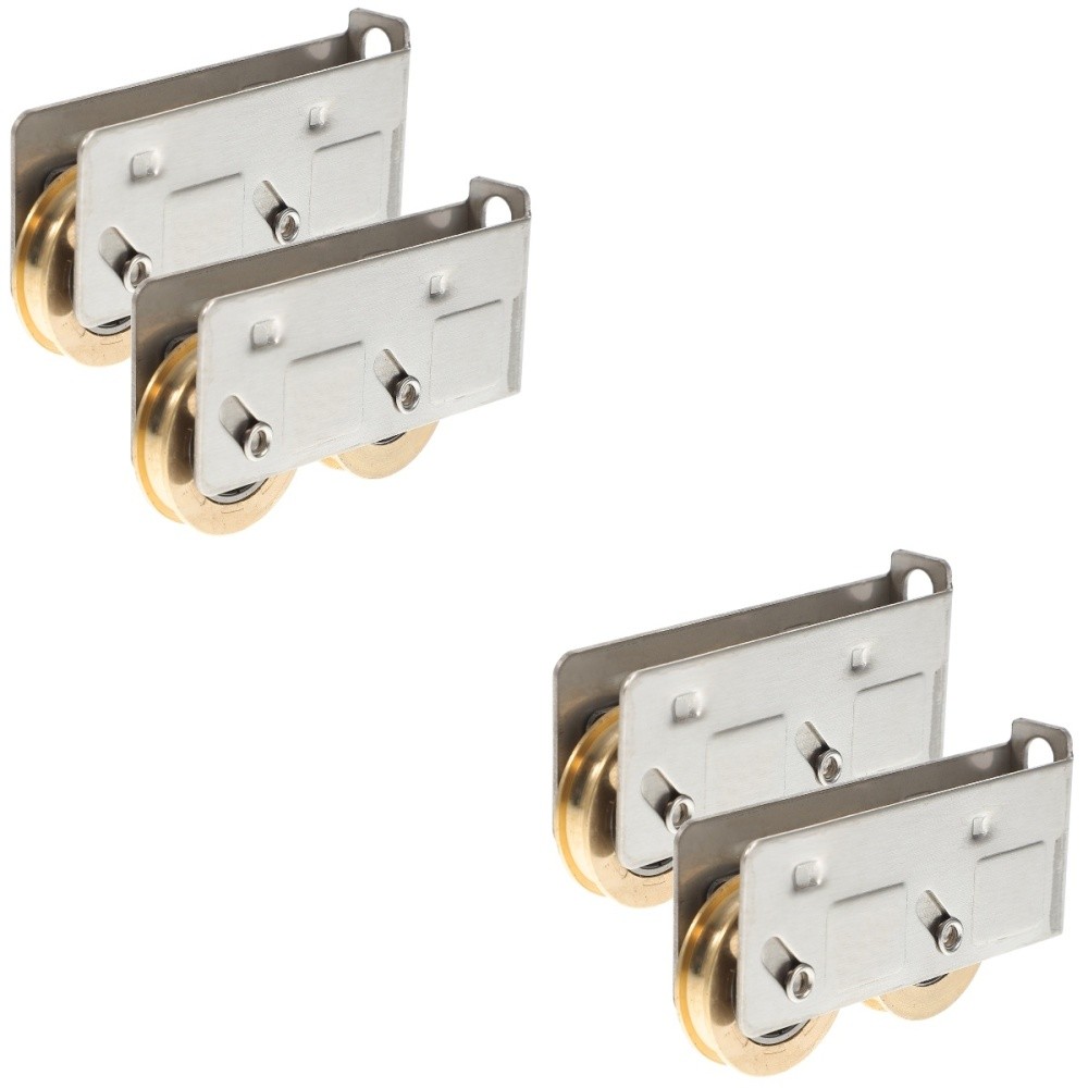 2 PCS Door Roller Wheel Heavy Duty Sliding Rollers Patio Wheels Replacement