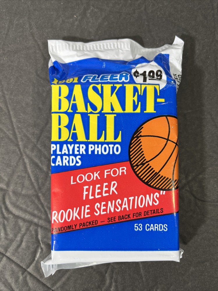 1991-92 Fleer Basketball Sealed 35 Card Jumbo Pack / Mutumbo HOF RC Year Jordan