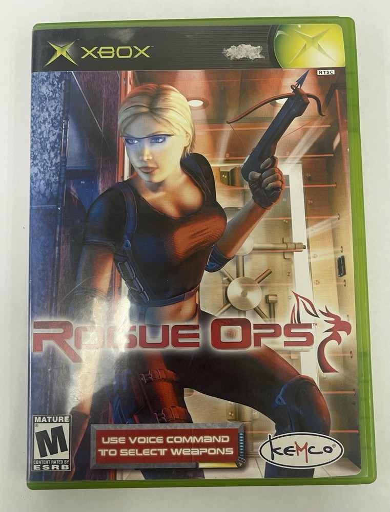 Rogue Ops (Original OG Xbox, 2003) Complete w/ Manual CIB Black Label