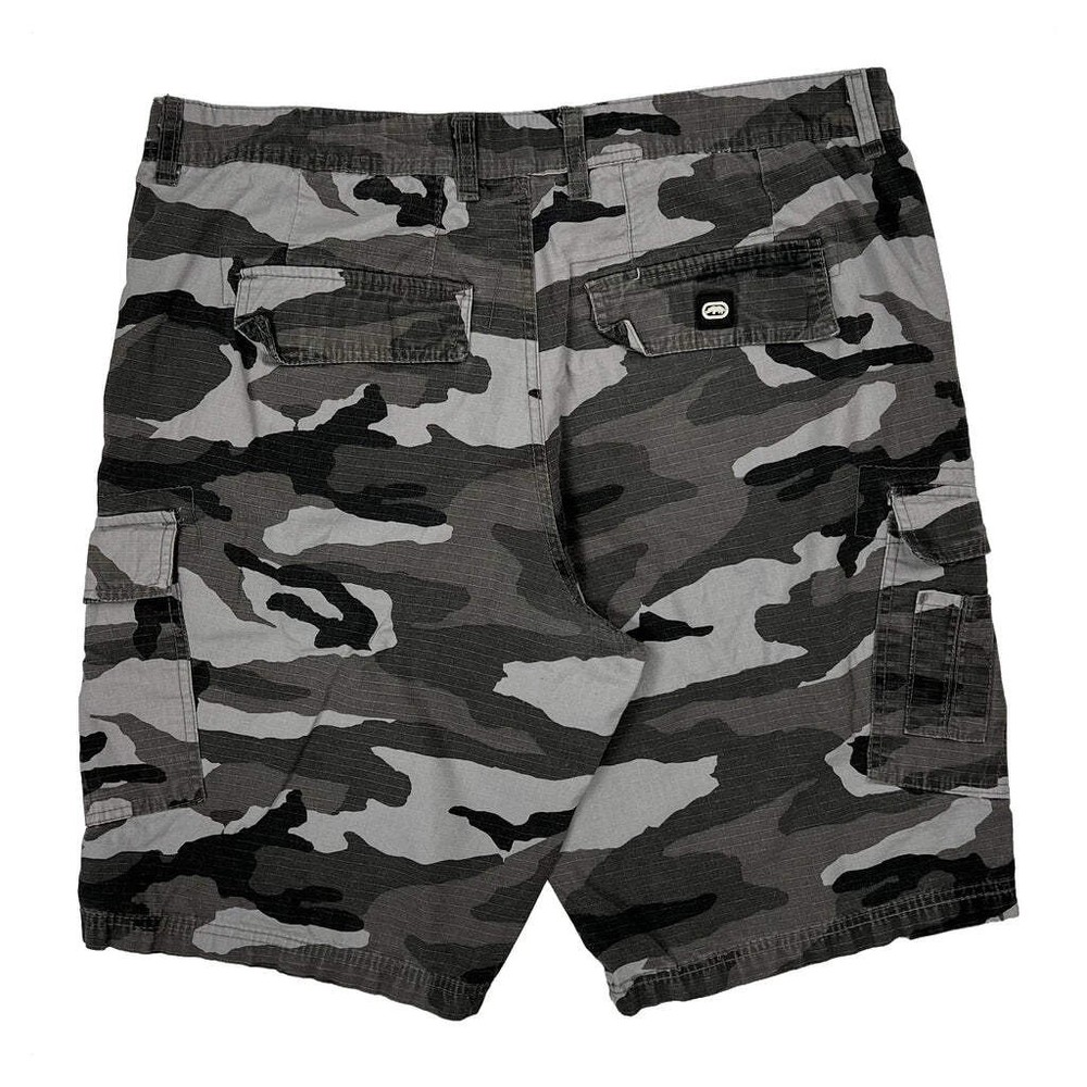 Ecko Unltd Camo Cargo Shorts - 36W 10L Gray Cotton