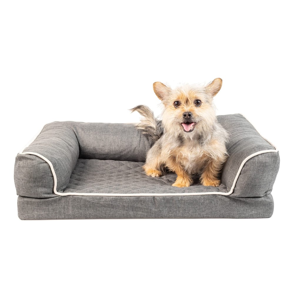 Our Pets Quilted 3” Memory Foam Dog Couch Dog Beds (Soft & Versatile Washa