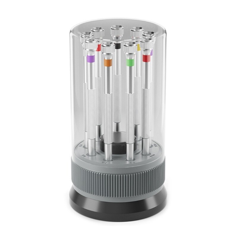 9Pcs Watch Repair Screwdriver Set with Multiple Sizes for Watchmakers