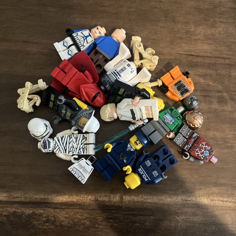 Lego Star Wars City Ninjago Minifigure Lot 1L Bulk Collection
