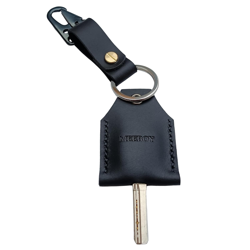 Handmade Leather Key Fob Protector Sleeve Key Chain Holder Organizer  