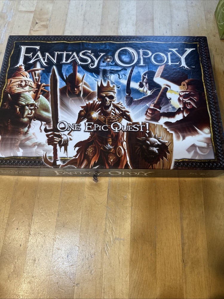 Late for the Sky Boardgame Fantasy-Opoly Box complete