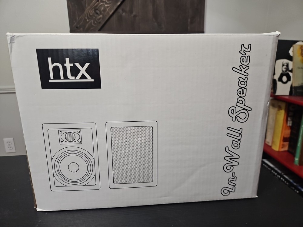 Par de altavoces de sonido envolvente de cine en casa de pared bidireccional HTX 8